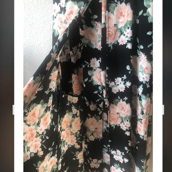 B. DARLIN | Floral Off Shoulder Maxi Romper - Picture 3 of 7